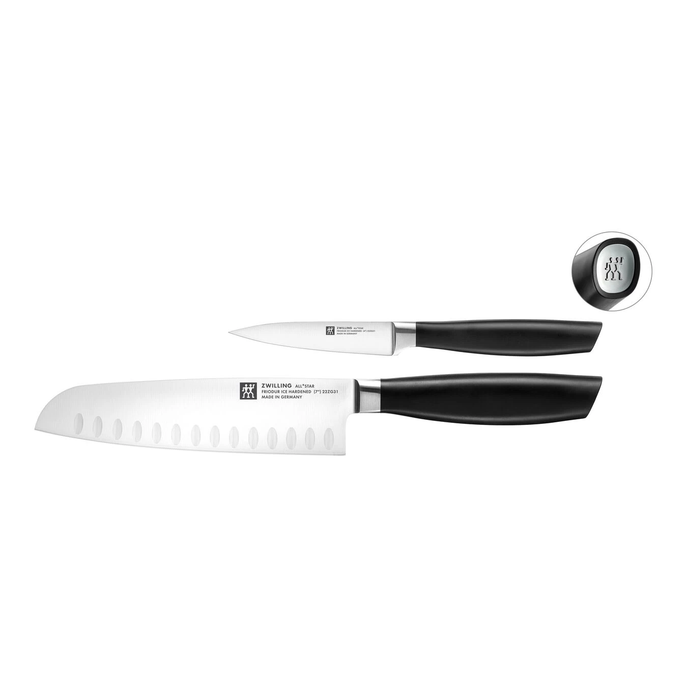 Zwilling Messerset 2-tlg, Silber 3 Zwilling Messerset 2-tlg, Silber