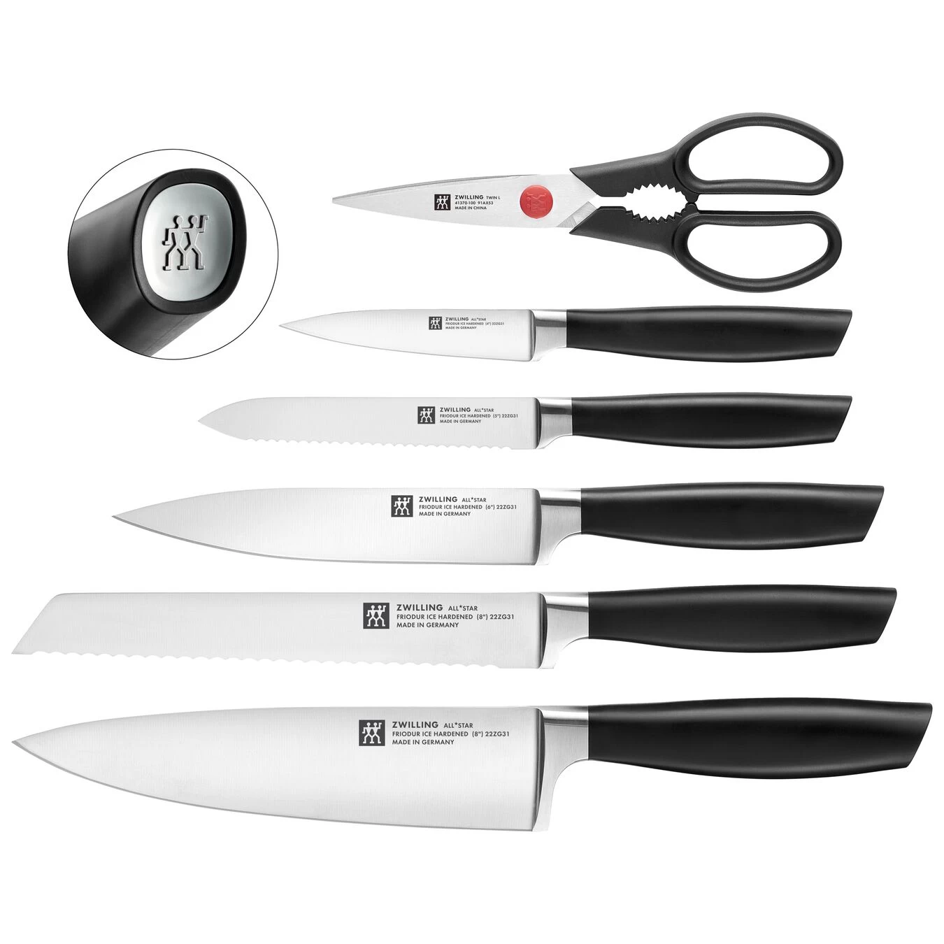 Zwilling Messerblockset Mit KiS Technologie 7-tlg, Weiß 5 Zwilling Messerblockset Mit KiS Technologie 7-tlg, Weiß – Bild 3
