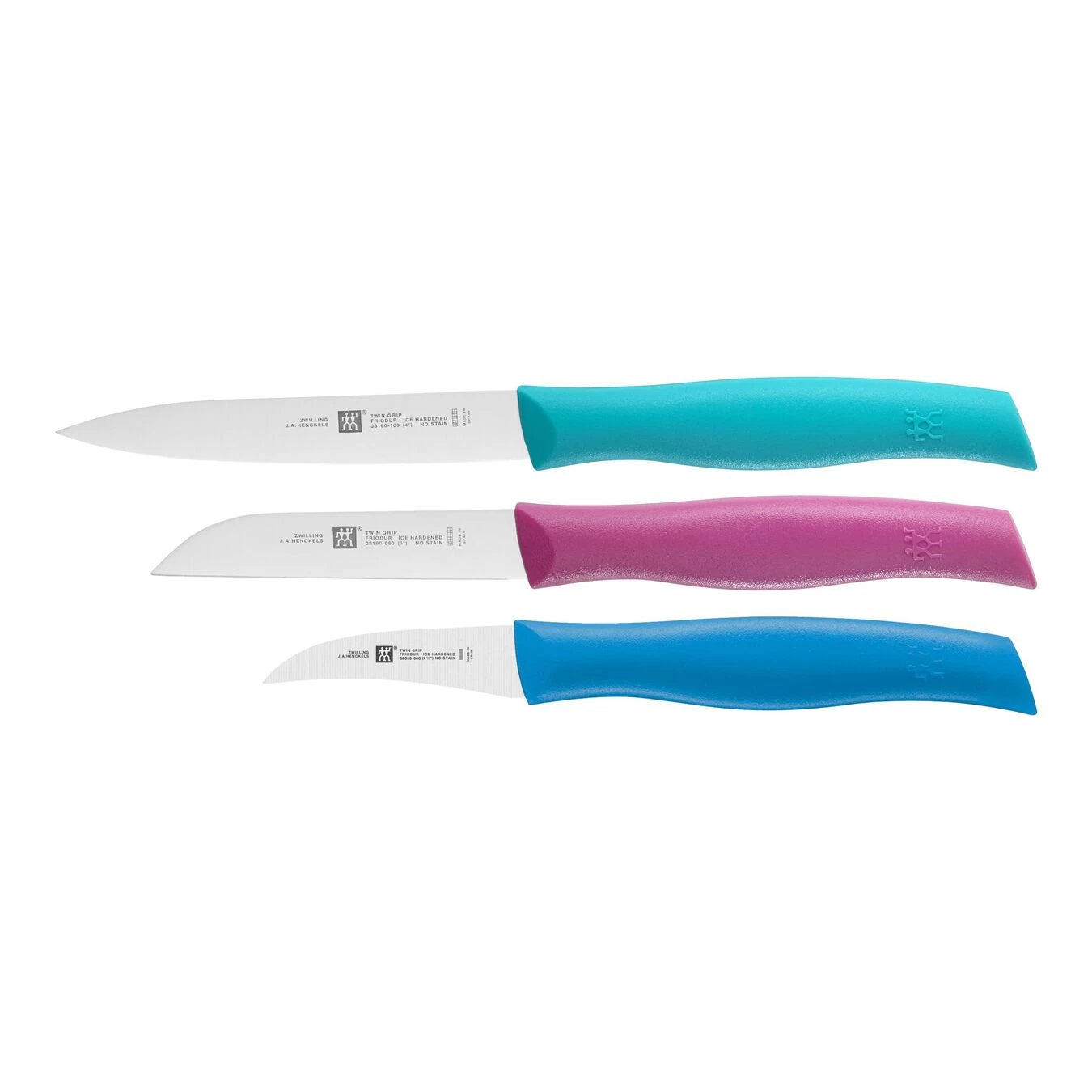 Zwilling Messerset 3-tlg, Gemischte Farben 3 Zwilling Messerset 3-tlg, Gemischte Farben