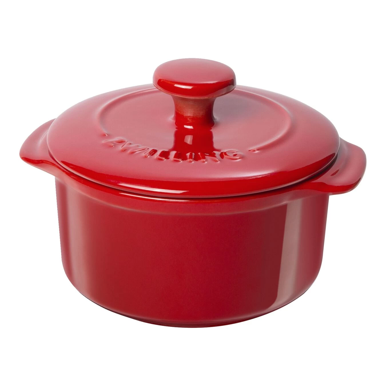 Zwilling Cocotte Set 2-tlg, Rund, Kirsch-Rot, Keramik 3 Zwilling Cocotte Set 2-tlg, Rund, Kirsch-Rot, Keramik