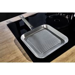 Zwilling Grillpfanne 24 X 24 Cm, 18/10 Edelstahl, Silber -Zwilling Haushaltsprodukte 424416677